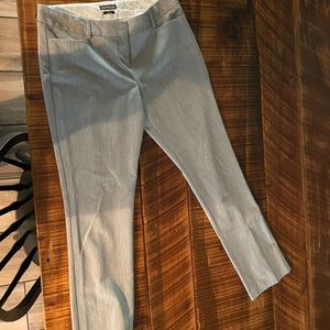 Express Columnist 8 skinny. Light gray.